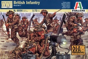 Italeri 1/72 6056 WWII British Infantry (50 Figures, 15 Poses) - Picture 1 of 1