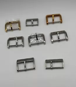 HUGO BOSS WATCH STRAP BUCKLE GOLD ROSE GOLD AND SILVER 18MM 20MM & 22MM (8 PEC.) - Picture 1 of 1