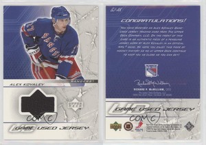 2003-04 Upper Deck UD Game Jerseys Series 1 Alex Kovalev #GJ-AK