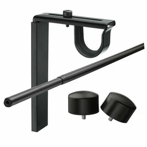 Nuevo soporte de pared/celda Ikea RACKA BETYDLIG acabado RAFFIG negro - Imagen 1 de 14