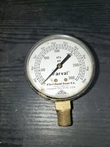 Cleveland Gear Co. Farval kPa PSI Gauge 3000 - Picture 1 of 4