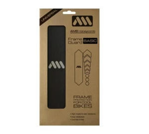 All Mountain Style AMS Frame Guard Basic Protection Stickers -  Black/Silver  - Picture 1 of 7