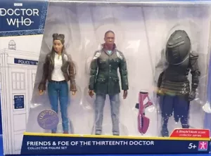 Doctor Who Friends & Foe of the 13th Thirteenth Doctor Figures Set 3 pack BNIB - Picture 1 of 8