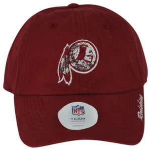 NFL Washington Redskins Sparkle Womens Curved Bill Washed Adjustable Hat Cap - Bild 1 von 7