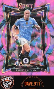 2024-25 Panini Select Premier League #51 Erling Haaland Pink Ice - Picture 1 of 2