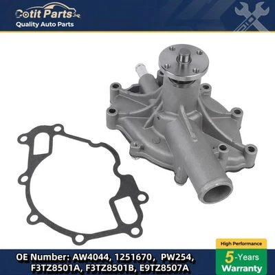 Water Pump AW4044 For 1989-1996 Ford F-150 F-250 F-350 Bronco V8 AW4044 W/Gasket Foto 1 de 4
