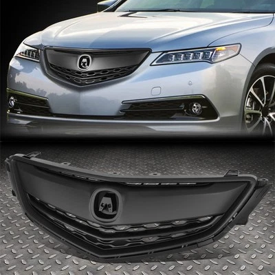 Conjunto de parrilla de parachoques delantero negro mate estilo OE para Acura TLX 15-17 Foto 1 de 4
