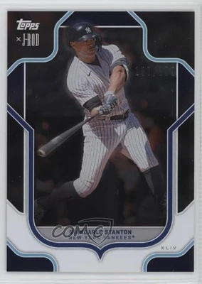 2023 Topps X J-Rod Silver Foil 157/199 Giancarlo Stanton #53 - Image 1 of 3