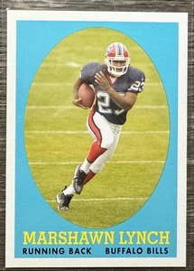 Marshawn Lynch ROOKIE CARD "Turn Back the Clock" Blue 2007 Topps #15 Bills (RC) - Bild 1 von 2