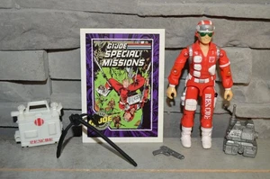 1986 Gijoe Rescue Trooper ( Lifeline ) 100% Complete W/ Action Card * Very Nice! - Picture 1 of 2