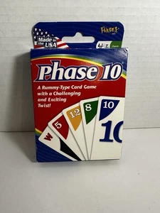 1982 Vintage PHASE 10 Card Game Fundex Cards W/instructions  - Picture 1 of 4