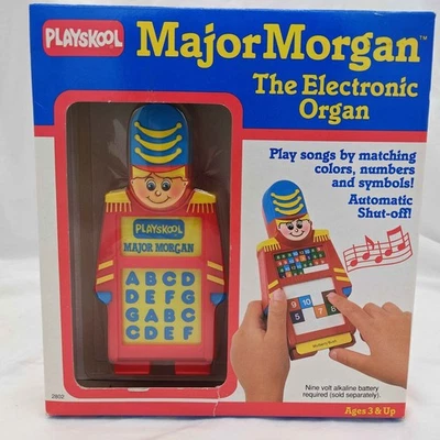Vintage 1989 Boxed Playskool Major Morgan Red The Electronic Organ Collectible - Image 1 of 4