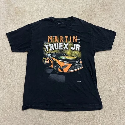 Martin Truex Jr NASCAR Shirt Men's Large Black Tee Racing Graphic Camry Bass 78 - Image 1 of 4