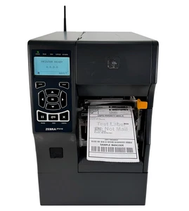 Wireless Zebra ZT410 DT/TT Label Printer 300 dpi Peeler Rewinder WiFi USB LAN - Picture 1 of 13