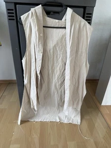 Gay Les Leinen Shirt Set 2er Beige Größe M Top Zustand Used-Look - Bild 1 von 10