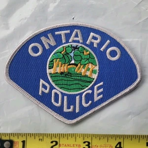 Ontario California Police Patch, free shipping - Imagen 1 de 2