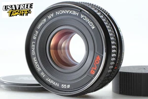 ⏯️[Exc+5] Lente Konica Hexanon AR 40mm f1.8 Pancake MANUAL MF Prime de JAPÓN - Imagen 1 de 13