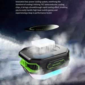 Ventilateur de Refroidissement Téléphone Portable Intelligent avec Lumières R - Zdjęcie 1 z 12