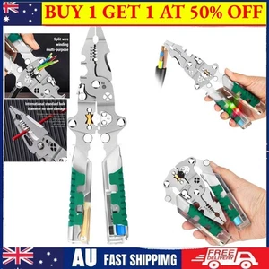 Tuvilo Electrical Pliers, Folding Stylus Screwdriver Wire Stripper AU - Picture 1 of 11