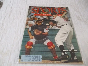 SPORTS ILLUSTRATED APRIL 18 1955 AL ROSEN INCLUDES THE BASEBALL CARDS - Imagen 1 de 4