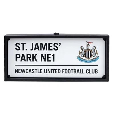 Newcastle United FC LED Metallo Cartello Stradale (BS6279) - Immagine 1 di 3