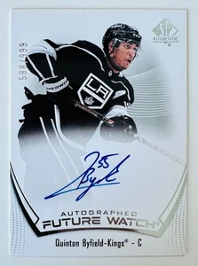 Reloj Futuro Auténtico 2021-22 Upper Deck SP 2021-22 Automático Quinton Byfield Rookie/999 - Imagen 1 de 2