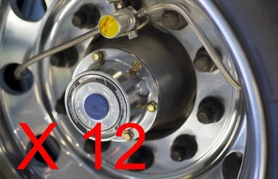 (Case of 12) Crossfire Dual Tire Pressure Equalizer 100 PSI | Bulk Fleet Pack - Image 1 of 4