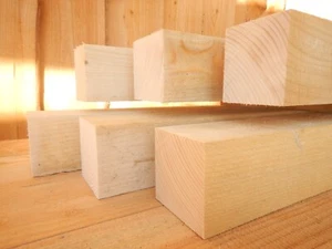5x FICHTE TANNE 100x100 mm Balken 10x10 cm Kantholz Pfosten Pfahl sägerau 200cm - Bild 1 von 3