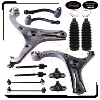 12x Front Suspension Kit Control Arms Sway Bar End Link For 06-11 Hyundai Accent - Изображение 1 из 4