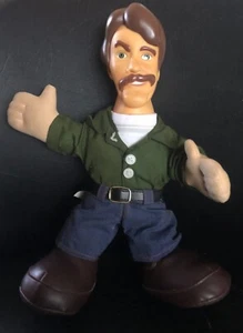 12 Zoll Jeff Foxworthy sprechende Puppe Spielzeug Plüsch blaues Halsband Comedy Tour 2005 Redneck - Bild 1 von 3