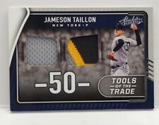 2022 Absolute Tools of the Trade Dual Jersey Card of Jameson Taillon #/99