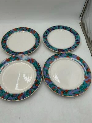 4)  SANGO   SPRING JEWEL   DINNER PLATES   **READ** - Image 1 of 4