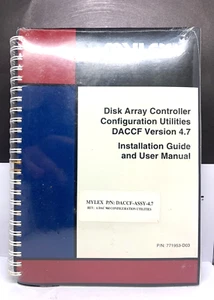 Mylex  DAC960 Disk Array Controller Utilities  Ver  4.7 - Picture 1 of 2
