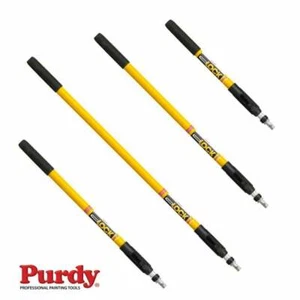 PURDY Power Lock Extension Roller Pole - Professional Painting Tools - 3 Sizes - Afbeelding 1 van 4