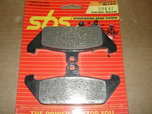 PASTIGLIE FRENO ANTERIORI APRILIA / CAGIVA / DUCATI / MOTO MORINI --- SBS 594HF - Imagen 1 de 4