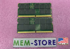 64GB 2x32GB DDR5-4800MHz ECC SODIMM RAM for Dell Precision 3460 SFF Compatible - Picture 1 of 3