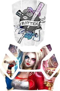 Laminated Canam Ryker Harley Quinn 002 Hood Deck and Frunk Combo Joker DC Comics - Picture 1 of 1