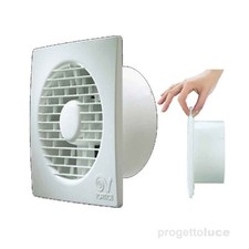VORTICE ASPIRATORE ELICOIDALE DA MURO ULTRAPIATTO PUNTO FILO MF 100/4' 11123