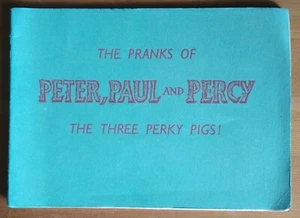 RARE 1944 BRITISH CARTOON COMICS BOOK – PETER PAUL AND PERCY – THREE PIGS - Picture 1 of 6