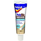 Polycell Polyfilla For Wood General Repairs Tube Light Brown 75g 2085695