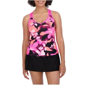 Brand New ZeroXposur Ladies O-Ring Action Tankini Swimsuit. XXL. Sakura - Picture 1 of 4