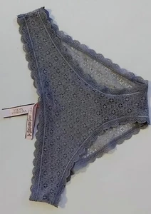 NEW W/TAG - VICTORIA'S SECRET ( VERY SEXY ) Gray Lace Cheekini - M - Picture 1 of 7