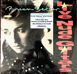 🔥Brian Setzer- Live Nude Guitars Vinyl Record UNPLAYED - Picture 1 of 2