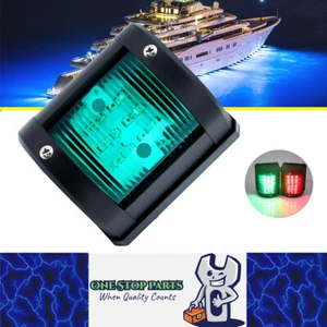 12v-24v Green Starboard Boat Light LED Marine Boat Yacht Navigation Lamp - Picture 1 of 8