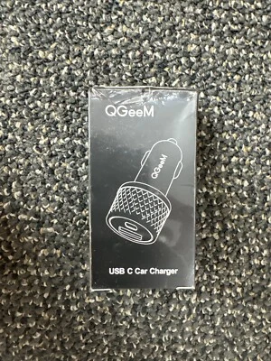 USB-C Car Charger PD & 3.0 Type C Ports 36W Charging Dock Phone iPhone Android  - Image 1 of 2