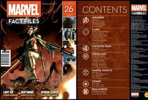 Marvel Fact Files Eaglemoss #26 Lady Sif - Front Cover Only - Picture 1 of 1