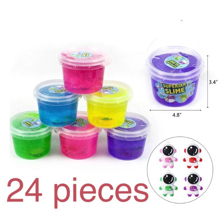 24 Astronauta Slime Juguete Pastel Slime con Lindo Slime Cumpleaños Regalo Bolsa Fiesta Foto 1 de 2
