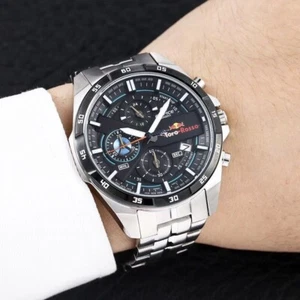 Casio Edifice EFR-556TR-1A Red Bull Toro Rosso Chronograph Mens Watch New Boxed - Imagen 1 de 6