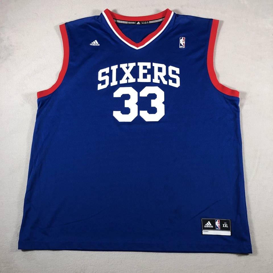 Camiseta Philadelphia 76ers Para Hombre 2XL Azul Adidas Andrew Bynum NBA Baloncesto U29 Foto 1 de 4