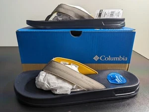 Columbia Men's Flip Flop Sandal Comfort Hood River Kettle/Shark Size 11 - NIB - Picture 1 of 7
